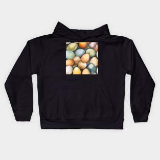 National Egg Month January - Watercolors Kids Hoodie